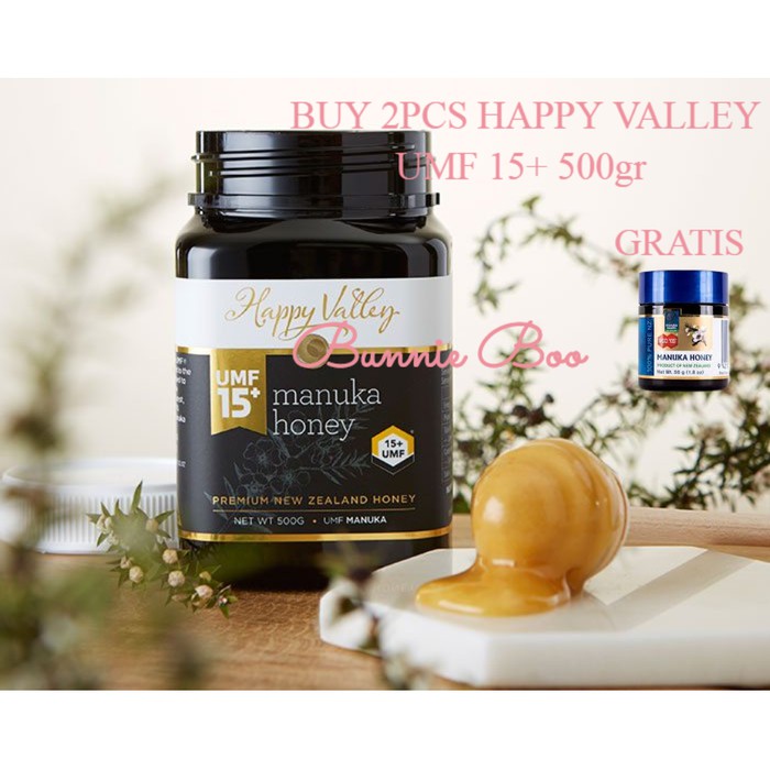 

Madu Manuka Happy Valley Honey UMF 15 500GR