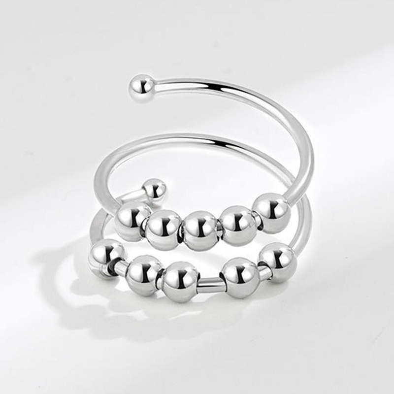 Mainan Fidget Ring Spiral Anti Stress Untuk Pria / Wanita
