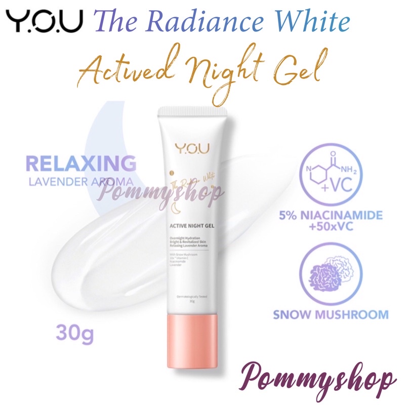 Kosmetik You Radiance White Regenerating / Active Night gel