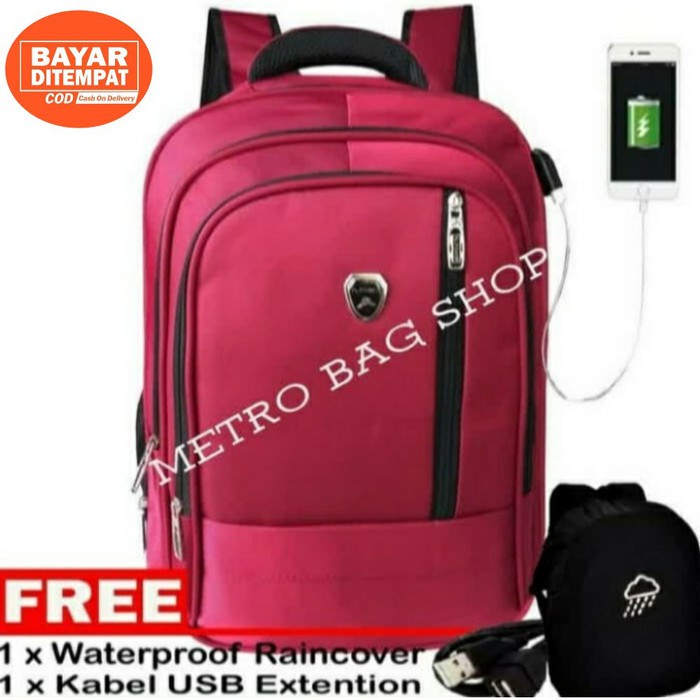

Kualitas Terbaik - Tas Ransel Import Polo Power Original 1643 Coklat Free Raincover