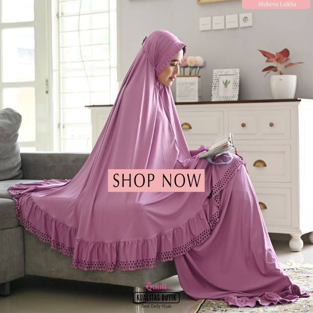 Mukena Laikha ori Quail Hijab