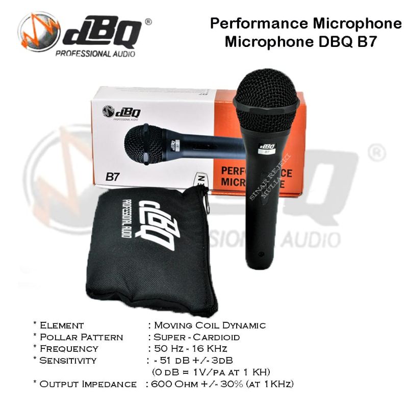 MICROPHONE DBQ B7 MIC DBQ B7 MIK DBQ ORIGINAL