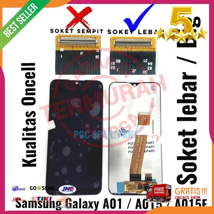 Acc Hp Lcd Touchscreen Oncell Kontras Biasa Samsung Galaxy A01 2020 A015