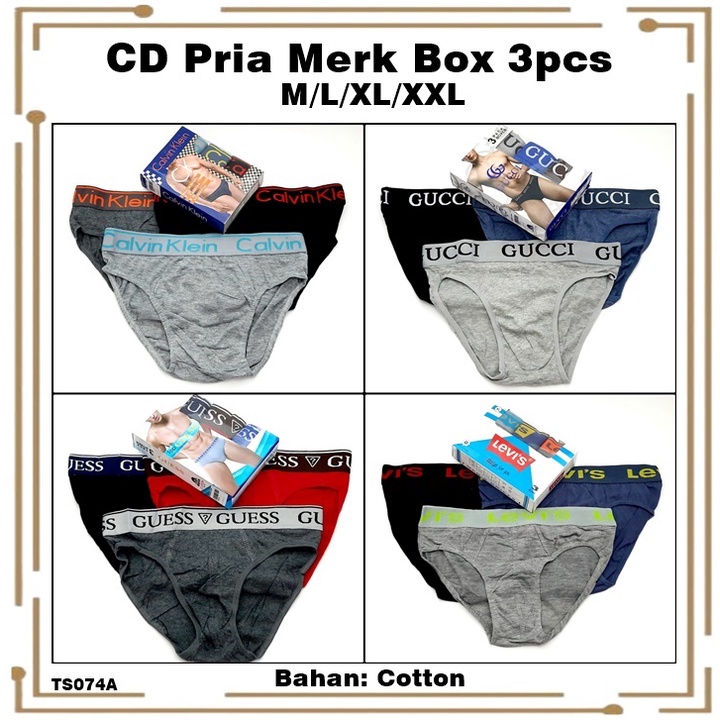 Celana Pria Merk Box 3's