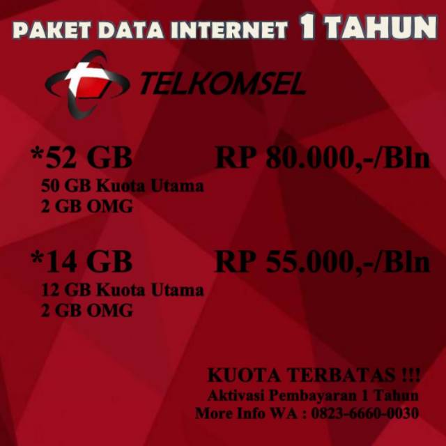 Paket Internet 1 Tahun Telkomsel / Paket Murah Telkomsel 1 Bulan Untuk Tahun Ini Di Mytelkomsel ...