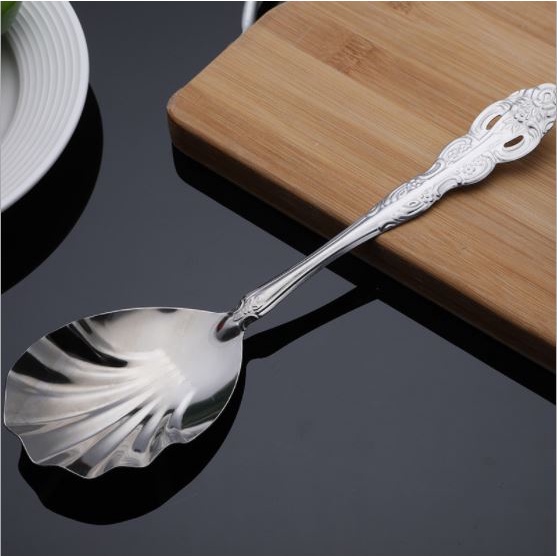 Sendok Sayur Unik Motif Kerang - Sendok Sayur Lauk dan Prasmanan