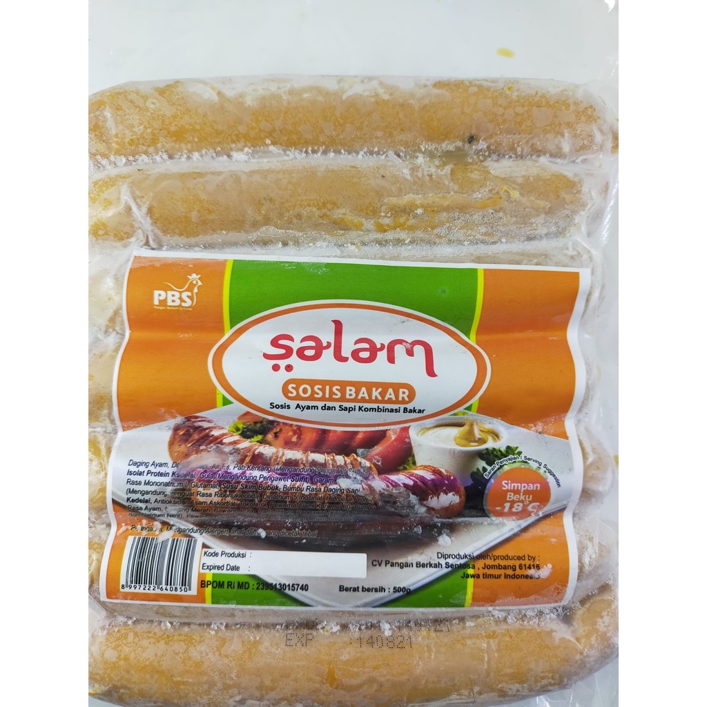 

SALAM" Sosis Bakar Kombinasi Jumbo 500 Gram