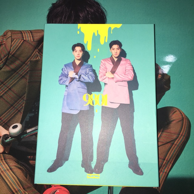 [UNSEALED] ALBUM KUANLIN X WOOSEOK 9801 + POSTER WOOSEOK NO PHOTOCARD + FREE TUBE