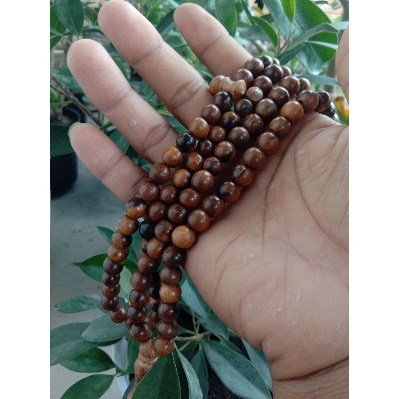 Tasbih gaharu kayu gaharu asli tasbeh gaharu wangi gaharu Kalimantan