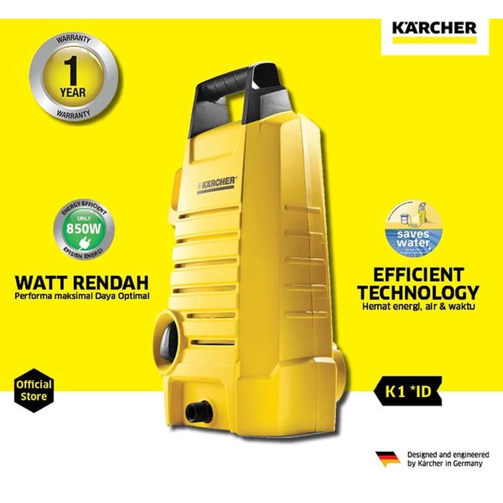 Karcher K1 Mesin Jet cleaner cuci steam mobil motor taman debu