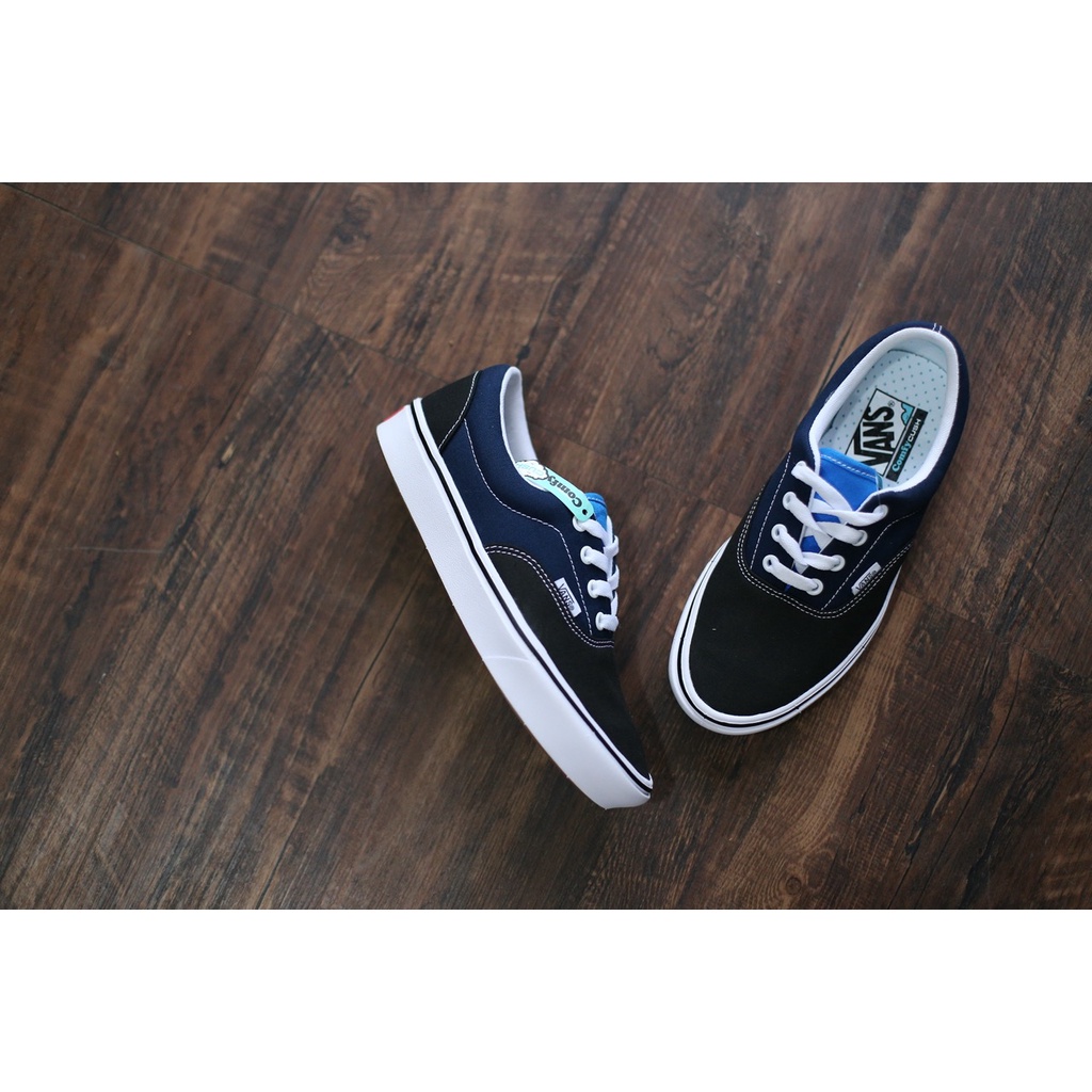 Vans Era Comfycush Three Tone Black Dress Blue Original