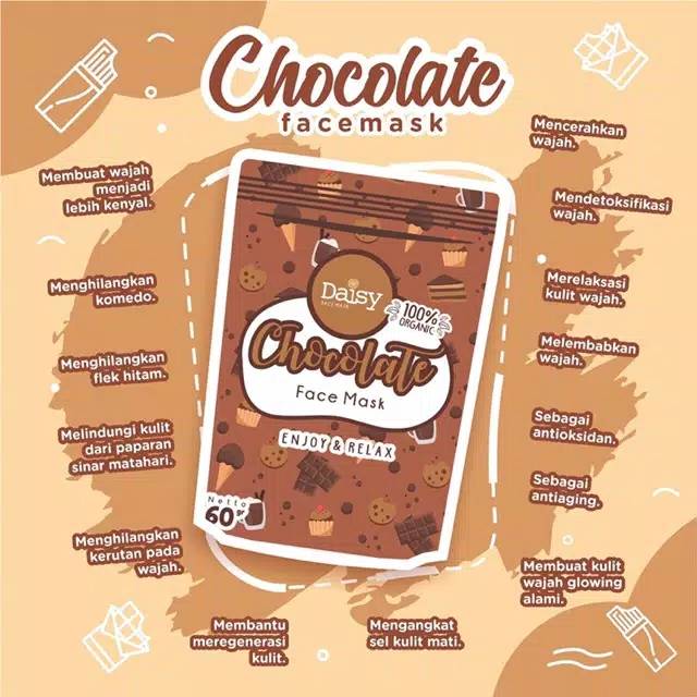 (Buy 1 get 1) Daisy Organic 60gram dan 20gram