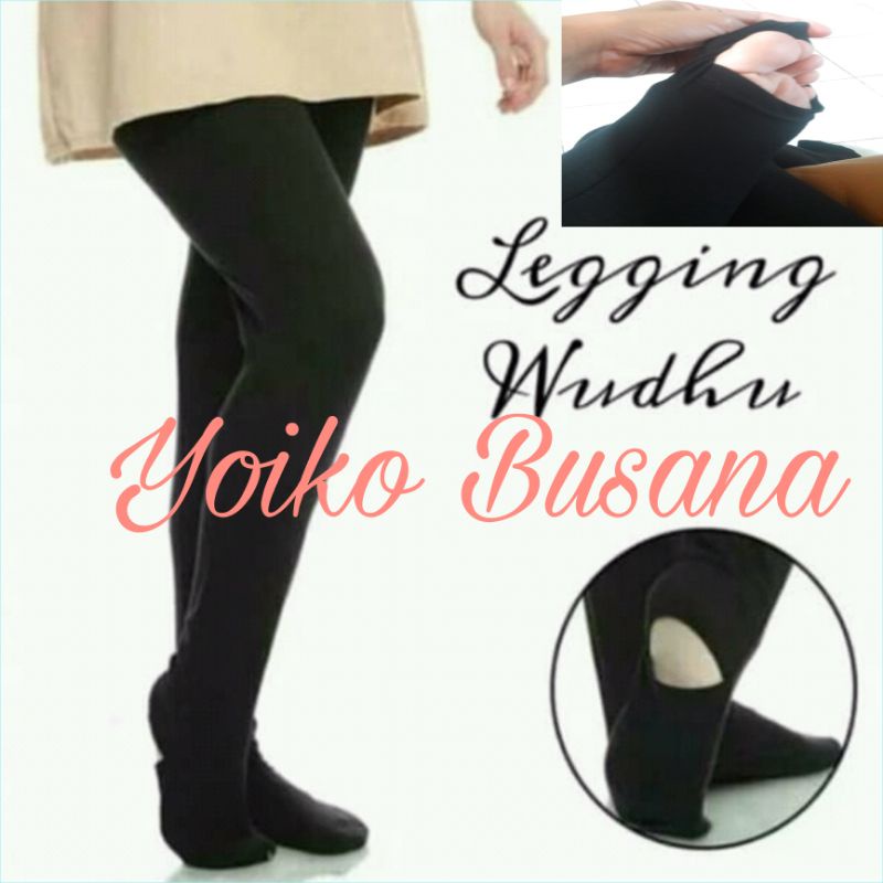 Legging Wudhu bahan spandek rayon super