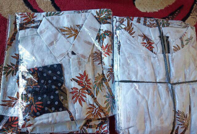 Batik Couple Tunik Dan Kemeja M L Xl Xxl Jumbo