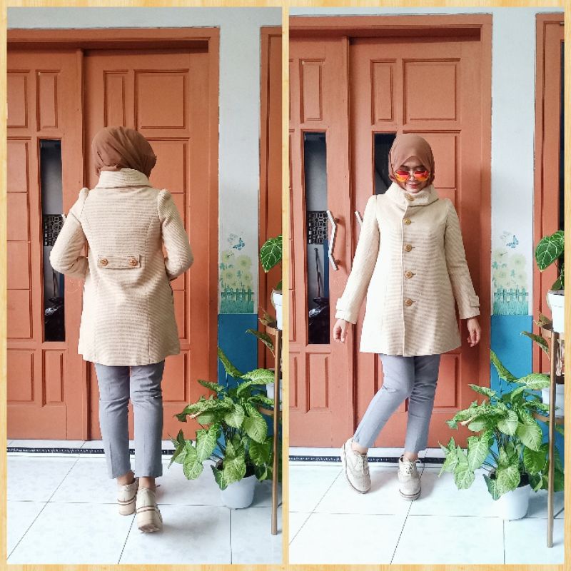 BABYDOLL LONG COAT(branded Cecil Mcbee)