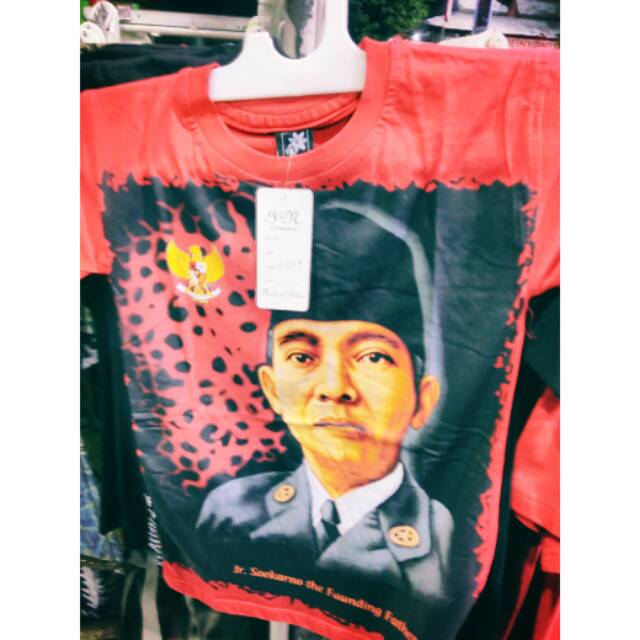 Kaos Anak-anak Karakter Bung Karno Ukuran S