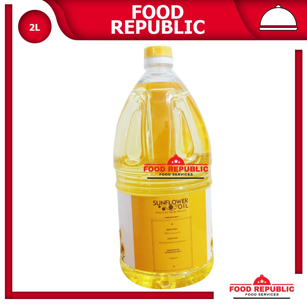 SUNFLOWER OIL LILY FLOWER 2 LTR - MINYAK GORENG SEHAT BUNGA MATAHARI