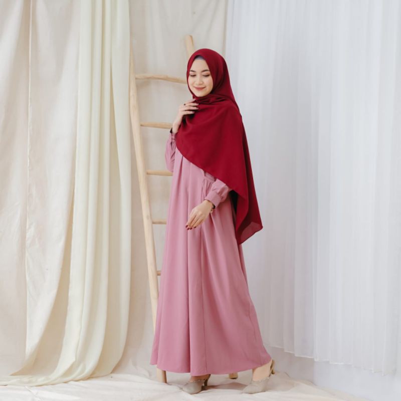 gamis naisha/gamis syar'i/gamis busui/gamis simple