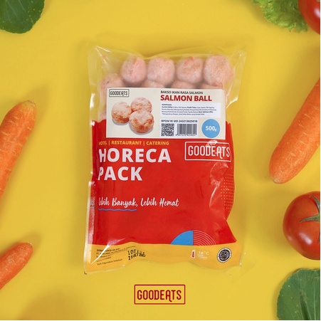 

GOODEATS HORECA PACK SALMON BALL 500gr | GOODEATS/FROZENFOOD/FROZENFOOD MURAH - SALMON