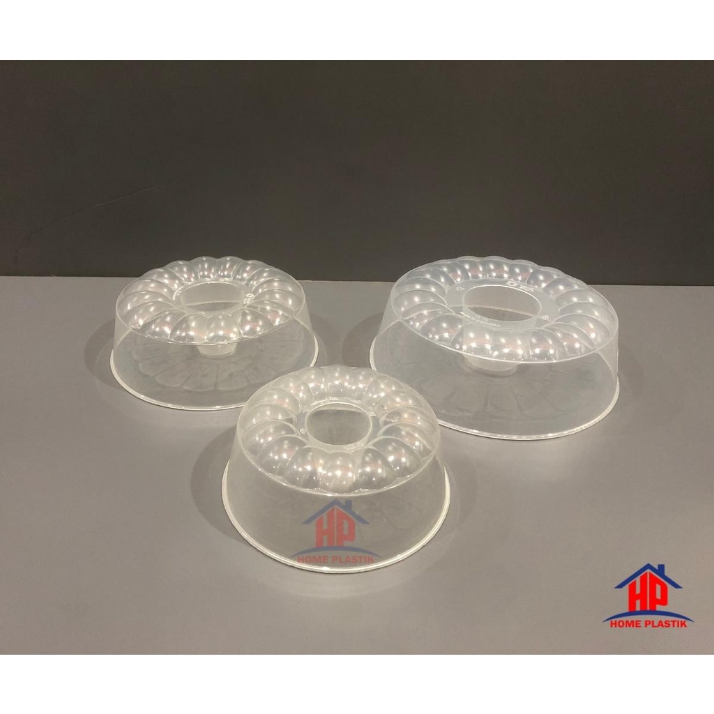 Cetakan Puding Plastik Bulat / Cetakan Puding Agar Ager / Loyang Puding Plastik