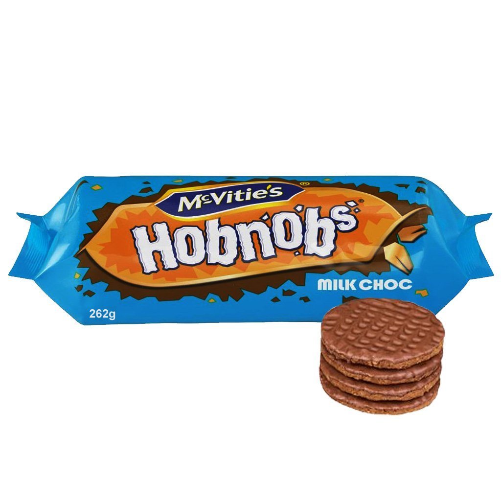 

mcvities hobnobs milk chocolate 262gr | kue | biskuit | snack | wafer | cookies