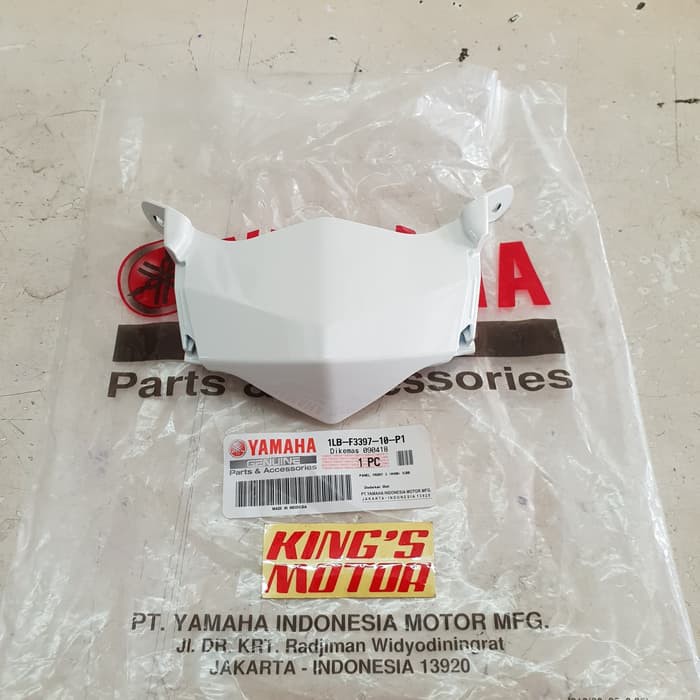 COVER DAGU LAMPU DEPAN / SAMBUNGAN SAYAP XEON RC PUTIH ASLI YAMAHA