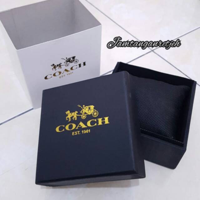 KOTAK JAM TANGAN BOX KAYU COACH