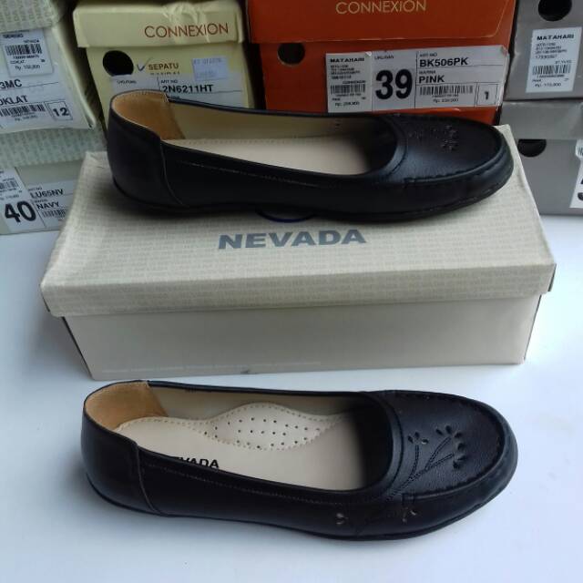 Flat shoes, sepatu wanita nevada branded matahari size 38
