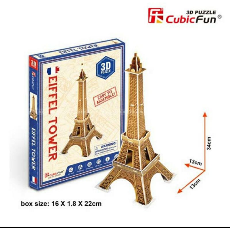 CubicFun 3D Puzzle Eiffel Tower