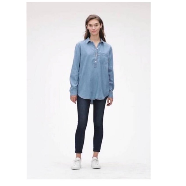 gap women's denim shirts