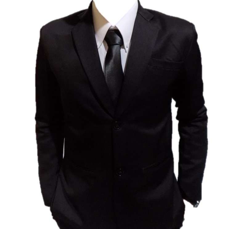 FASHION PRIA JAS PRIA / JAS FORMAL / JAS KANTOR / JAS PRIA BLAZER HITAM / JAS KANTOR / JAS SANTRI
