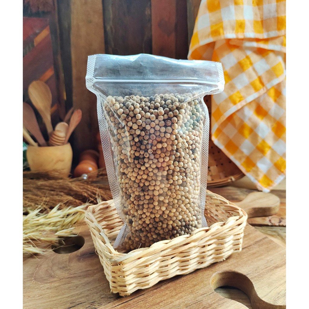 Lada Putih Butir 250g / Lada Putih / Merica / Lada Putih ori / Lada Putih 100% original Asli Lampung