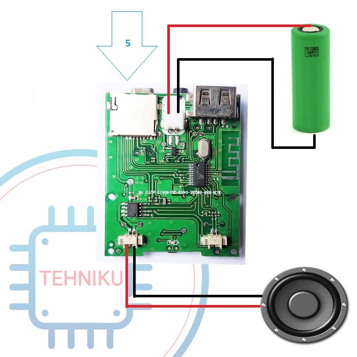 MODUL mp3 speaker bluetooth diy miniatur audio KIT diy Mp3