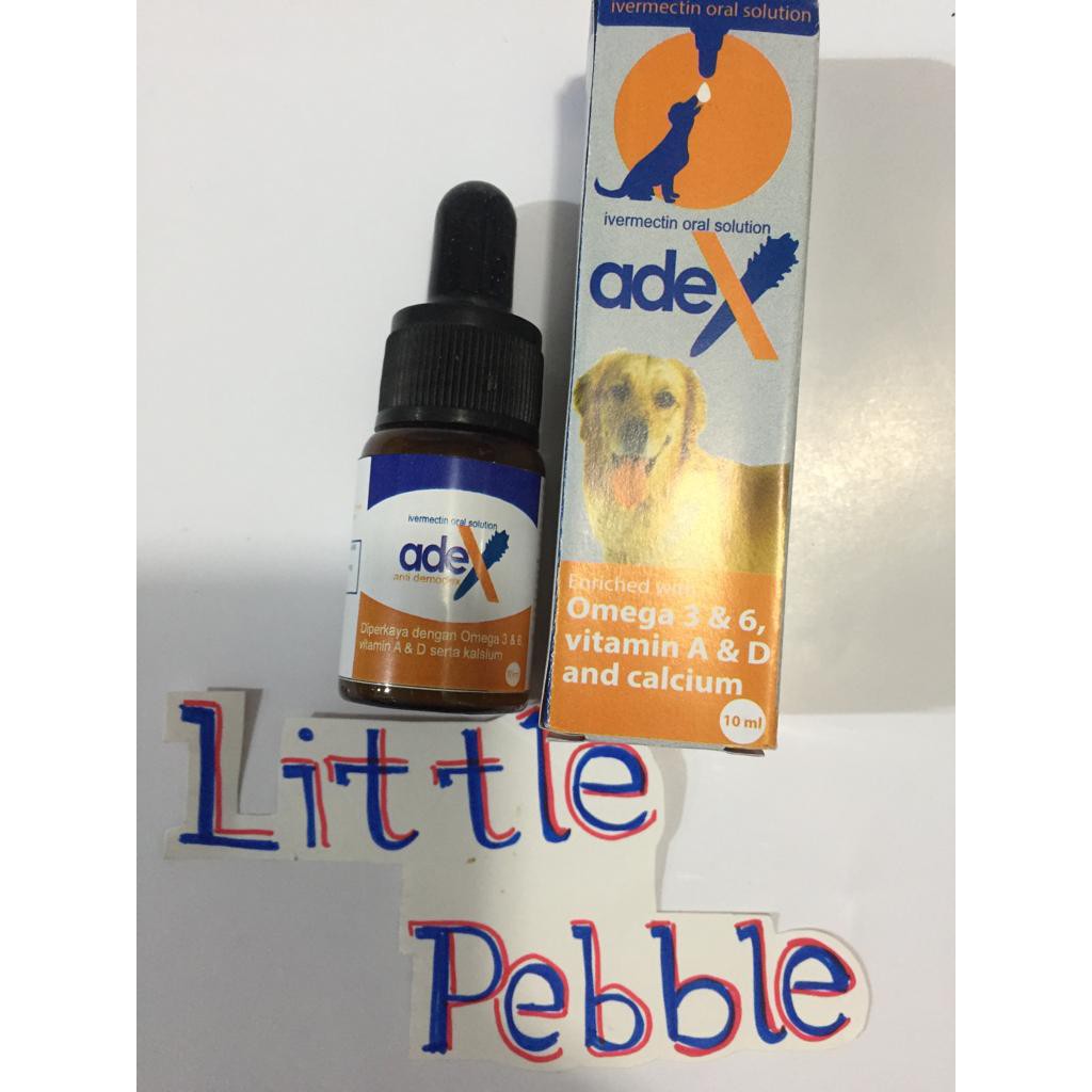 Adex anti demodex scabies anjing kucing oral minum-10ml