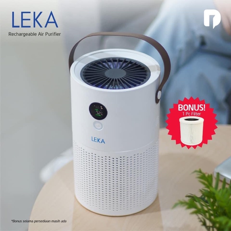 Leka Rechargeable Air Purifier Pembersih Udara Anti Virus