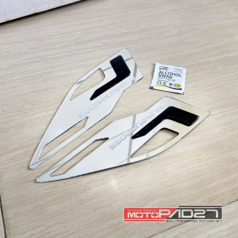 COVER GARNISH GARNIS FOOTSTEP YAMAHA MIO GEAR 125 BAHAN AKRILIK PREMIUM