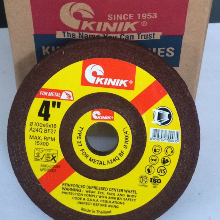 Batu Gerinda Poles 4" KINIK / Sleb Kinik