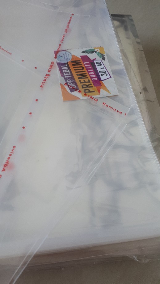 Plastik Opp Tebal 28 X 35 Cm 40s Micron Isi 100 Lembar