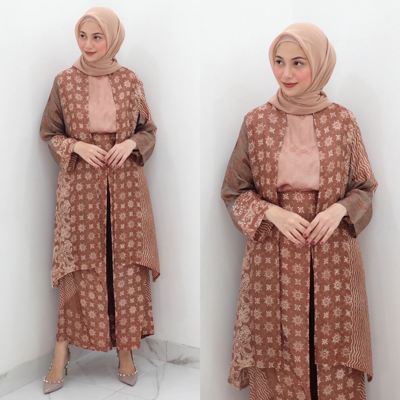 Kulot Set Arumi Sarah The Label kode 05 coklat