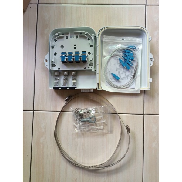odp mini 8core lengkap splitter 1-8 plc sc upc
