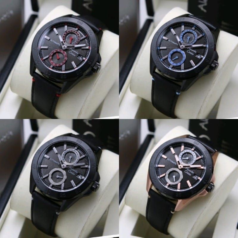 Jam Tangan Pria Alexandre Christie Ac 3045/ Ac3045 otomatis kulit original