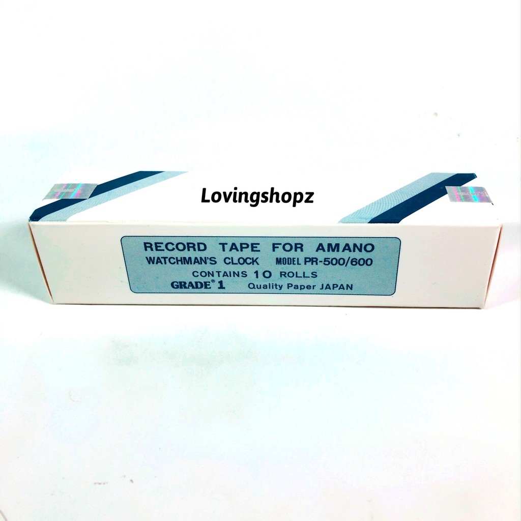 

Kertas Mesin Absensi/ Ceklok Satpam Amano PR500/600