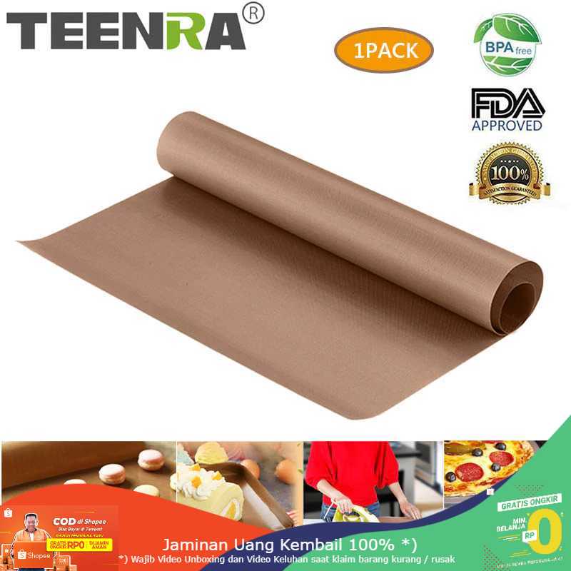 (BISA COD) RVOSTR TEENRA Alas Masak Non-stick Reusable Oven Baking Tray Mat TW-294