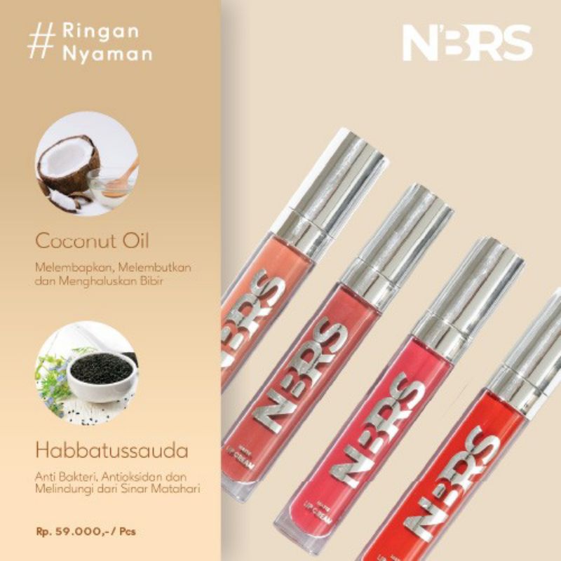 Lip Cream Nbrs Beauty Amarylis Poppy Gerberra