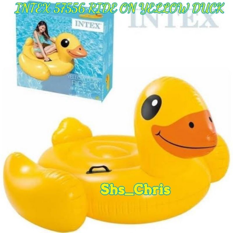 INTEX 57556 RIDE ON YELLOW DUCK