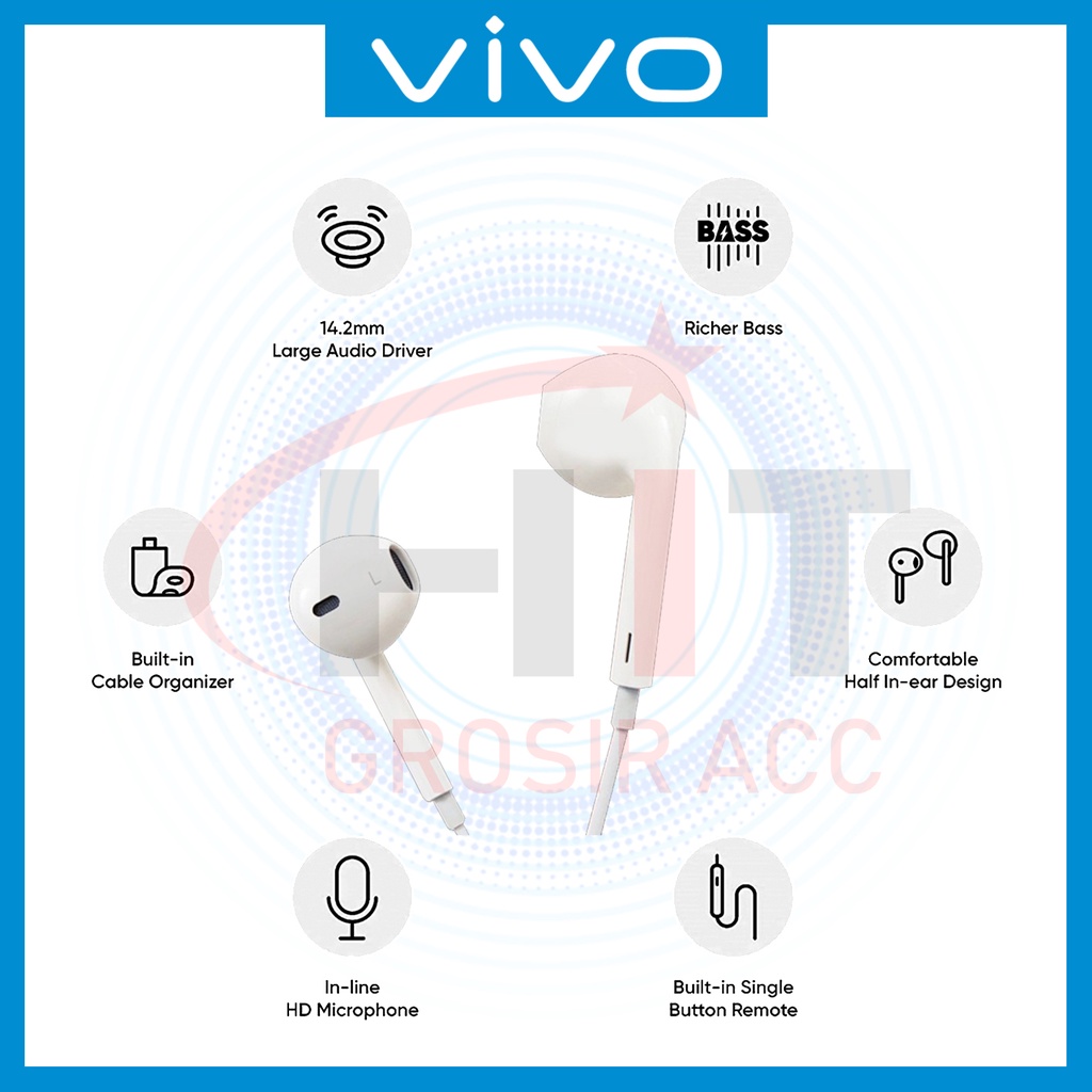 Headset Original MH135 VIVO CopotaN Earphone