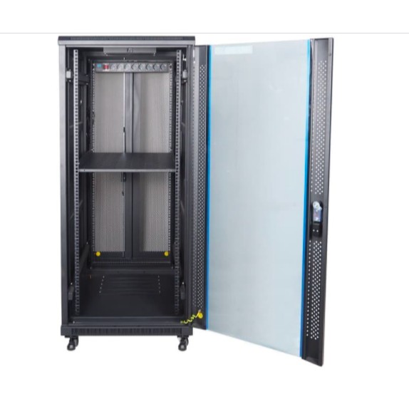 INDORACK CLOSE RACK 27U DEPTH 1150MM GLASS DOOR - IR11527G RACK SERVER