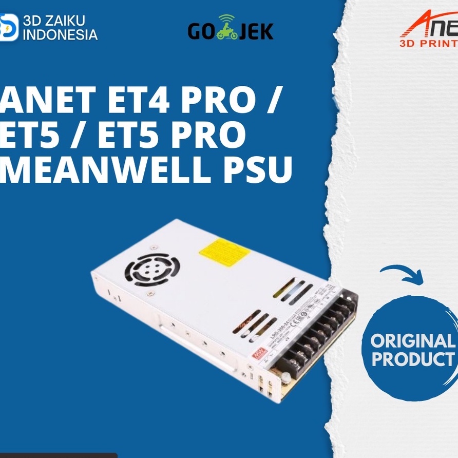 Original Anet ET4 PRO / ET5 / ET5 PRO MeanWell Power Supply 24V 350W