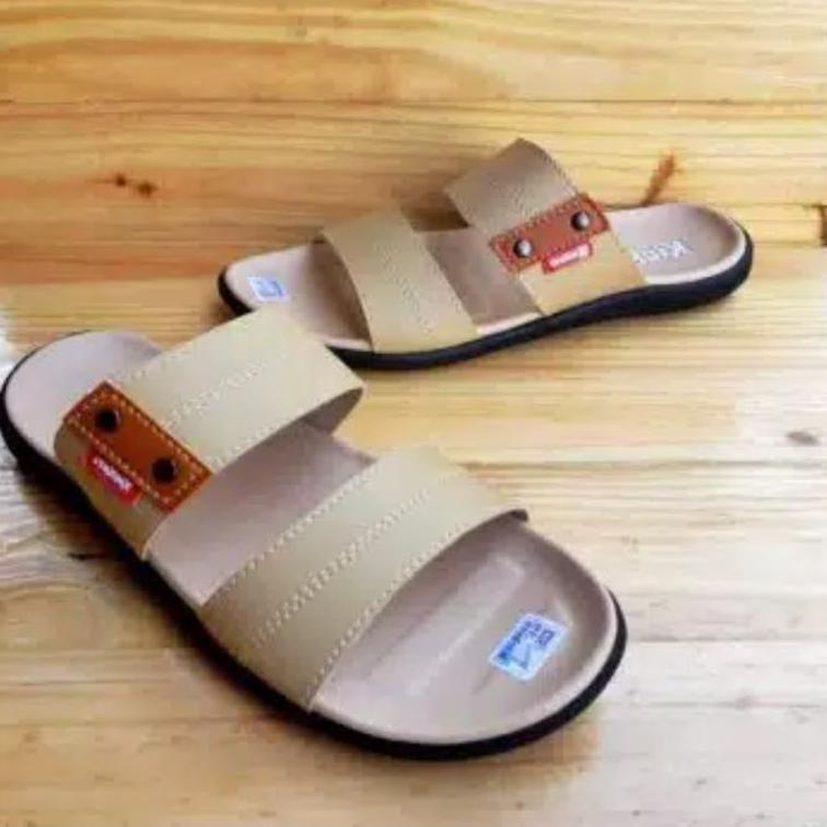 [Z99WJ9178] (COD) SANDAL PRIA KULIT PU ORIGINAL SELOP COWOK SENDAL LAKI ORIGINAL KICKERS