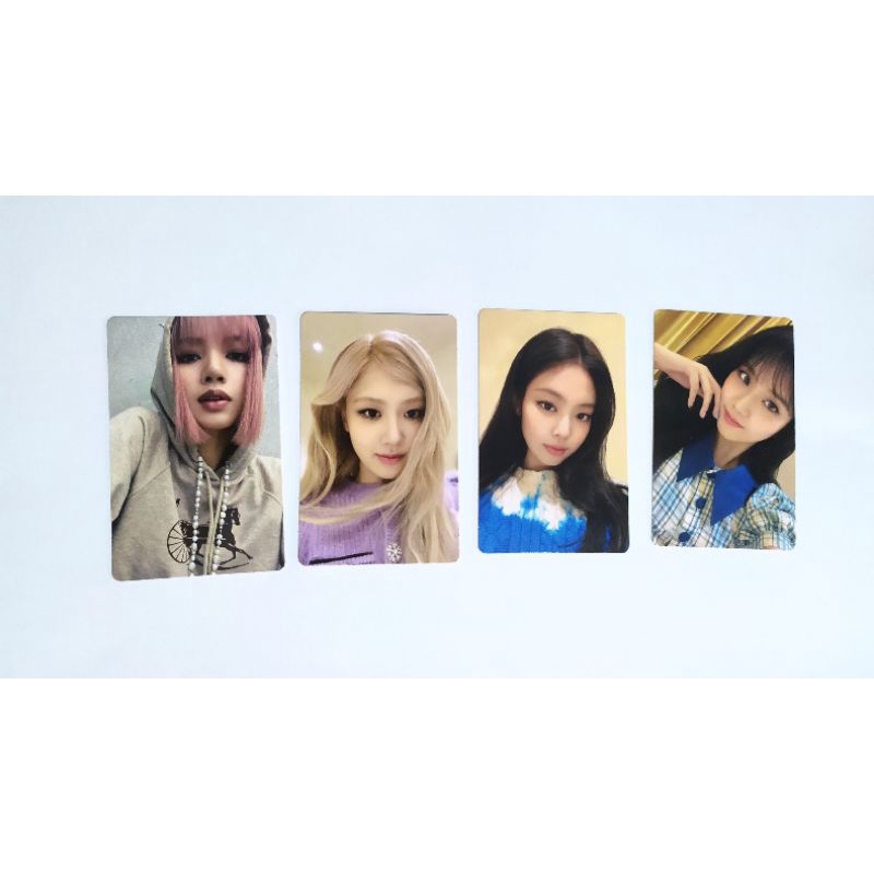 Blackpink Official Photocard Blink Membership Global Weverse Photocard Pob Pc Jisoo Jennie Rosé Lisa